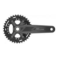 Шатуны Shimano Deore MT5100-B2, для 2x11ск, 175мм, ин.вал, 36-26T без каретк., для CL 51.8