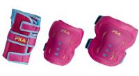Защита для роликов детская FILA Bella gears pink (комплект 3-х элементов)