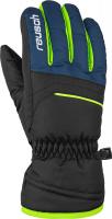 Перчатки подростковые REUSCH Alan Junior black/dresst blue/neon green