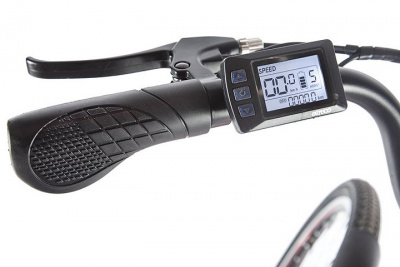 Электровелосипед  Eltreco White (Бело-зеленый-2422) от магазина Адреналин