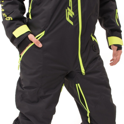 Комбинезон Dragonfly Gravity Premium MAN Black-Yellow Green 2023