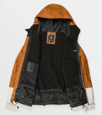 Сноубордическая куртка VOLCOM  NIGHTBREAKER 20K JKT CHESTNUT BROWN от магазина Адреналин