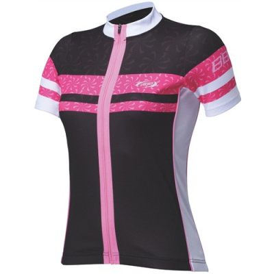 Веломайка женская BBB BBW-248 Force Jersey s.s. black magenta