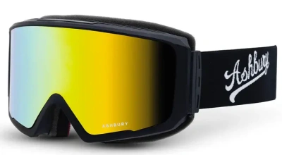 Горнолыжные очки со сменной линзой ASHBURY ARROW Shortstop (GOLD MIRROR LENS/YELLOW SPARE)