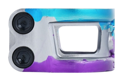 Зажим (хомут) для трюкового самоката Oath Cage v2 HIC/IHC  (серебристый / синий / фиолетовый) от магазина Адреналин