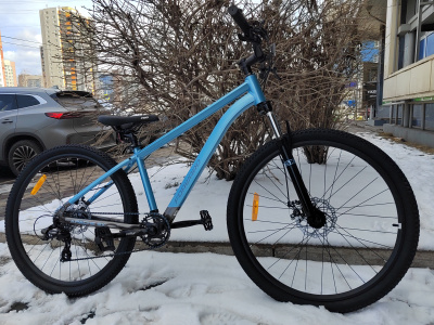 Горный велосипед FORWARD APACHE SX 27,5  2026 светлый серо-голубой / тёмно-серый от магазина Адреналин