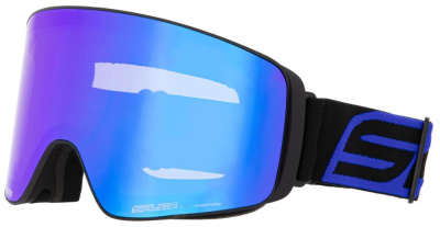 Очки горнолыжные со сменной МАГНИТНОЙ линзой Salice 106DARWF Black/Blue DARW Blue + Light radium 