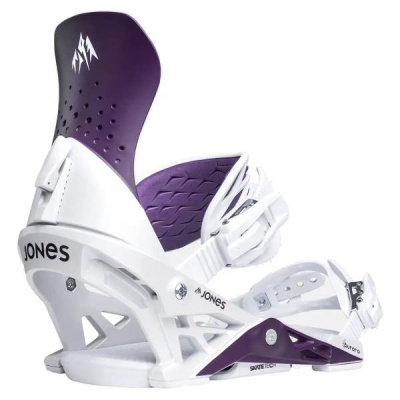 Крепления для сноуборда женские Jones Women's Aurora Deep Purple/White Крепления для сноуборда женские Jones Women's Aurora Deep Purple/White