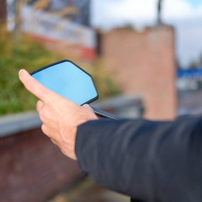 Зеркало заднего вида BBB BBM-02 E-view clamp mount right Black