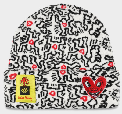 Шапка 686 KEITH HARING BEANIE - WHITE Шапка 686 KEITH HARING BEANIE - WHITE
