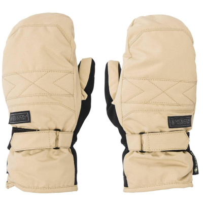 ВАРЕЖКИ сноубордические женские VOLCOM  PEEP GORE-TEX MITT SAND