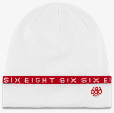 Шапка 686 HIGHLIGHT BEANIE - White Шапка 686 HIGHLIGHT BEANIE - White