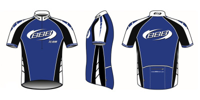 Веломайка BBB BBW-151 Team jersey s.s./blue/black/white (синий/черный/белый)