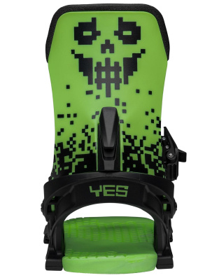 Картинка Крепления для сноуборда YES Select Eiki Green Glow от магазина Адреналин Крепления для сноуборда YES Select Eiki Green Glow от магазина Адреналин