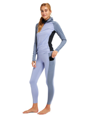 Термобелье штаны женские Burton W MDWT X PT FLKSTG/FOXGLV
