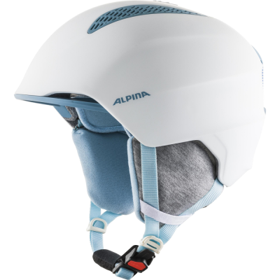Детский горнолыжный шлем Alpina Grand Jr White Sky Blue matt