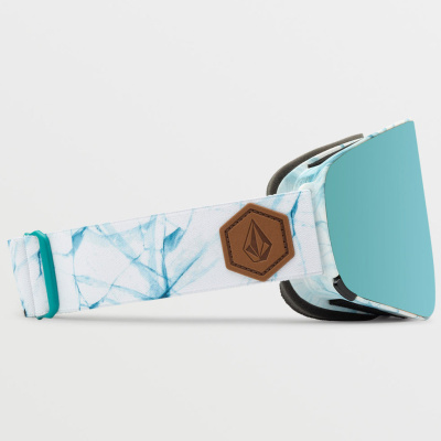 Очки горнолыжные со сменной линзой VOLCOM ODYSSEY WHITE ICE ICE CHROME Lens/ DARK GREY bonus lens от магазина Адреналин
