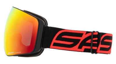 Очки горнолыжные со сменной МАГНИТНОЙ линзой Salice 108DARWF Black/Red DARW Red + Light radium  от магазина Адреналин