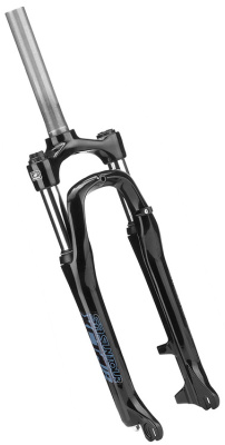 Вилка для детского велосипеда 24" SUNTOUR SF12-XCT JR 1"1/8 аморт. безрезьб. диск.торм., алюм.  черн