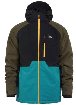 Куртка сноубордическая М Horsefeathers  CROWN JACKET (dark olive/tile blue)