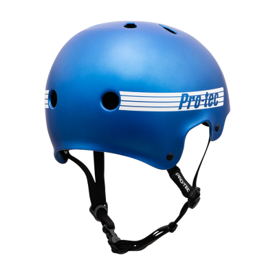 Шлем для роликов и трюковых самокатов Pro-Tec Old School Skate Matte Metallic Blue  от магазина Адреналин