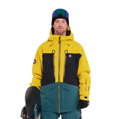 Куртка сноубордическая М Horsefeathers HALEN II INSULATED JACKET sulphur/hydro от магазина Адреналин