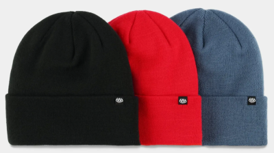 Шапка 686 STANDARD ROLL UP BEANIE - 3 PK - BRIGHT POP красный, черный, синий Шапка 686 STANDARD ROLL UP BEANIE - 3 PK - BRIGHT POP красный, черный, синий